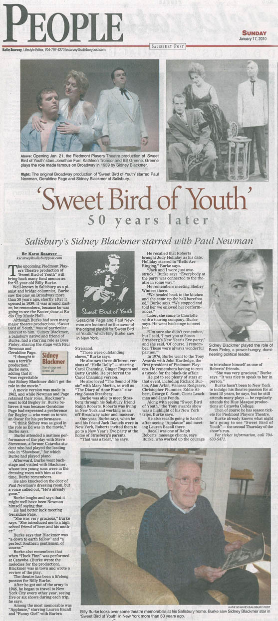 Bird of Youth - Salisbury Post