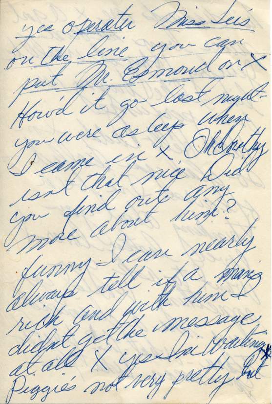 Marilyn Monroe's Notes Page 1