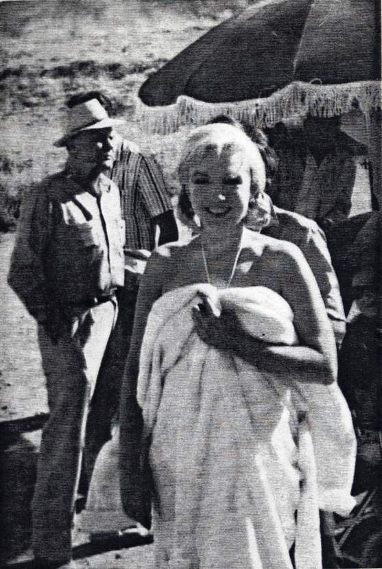 Marilyn Smiling for Ralph on the set of "The Misfits"